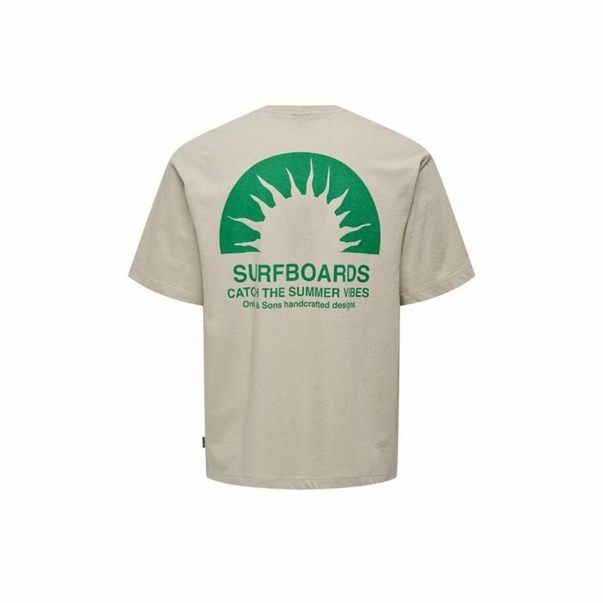 Camiseta de Manga Corta Hombre Only & Sons Onskasen Rlx Gris