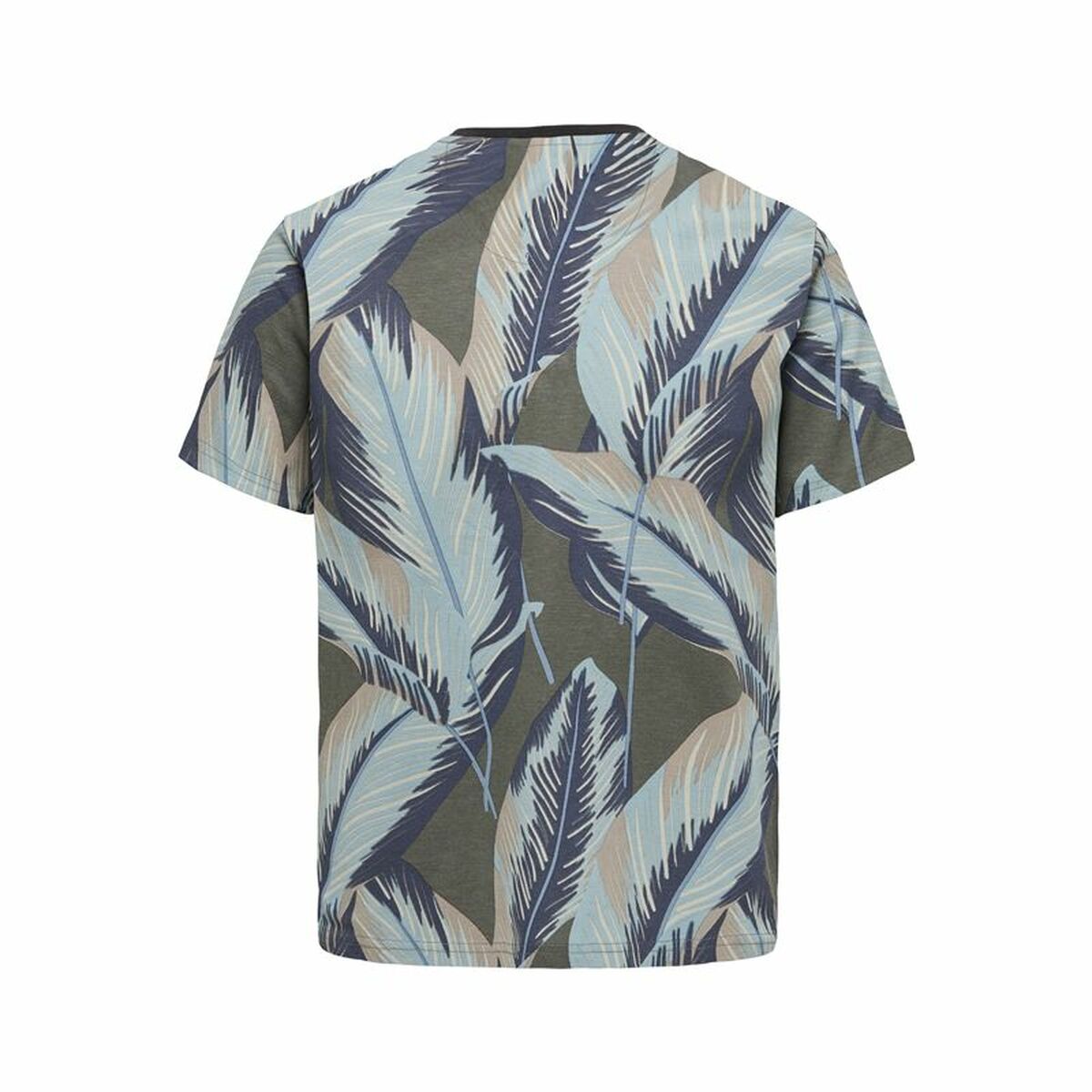 Camisola de Manga Curta Homem Only & Sons Onskobe Reg Banana Leaf Azeitona