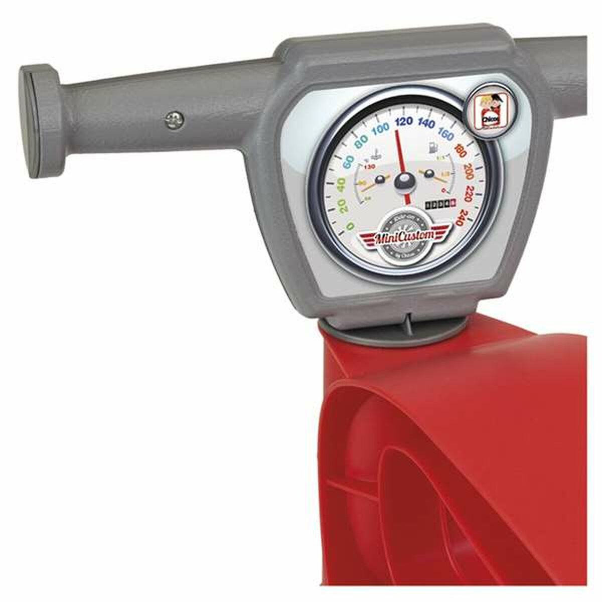 Moto Correpassagens Chicos Mini Custom 54 x 22 x 38 cm Vermelho