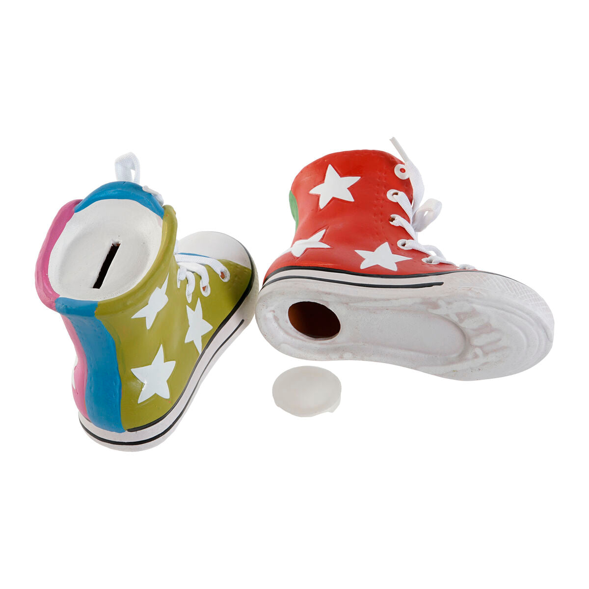 Money box Home ESPRIT Ceramic Slipper 18 x 8 x 14 cm (3 Units)