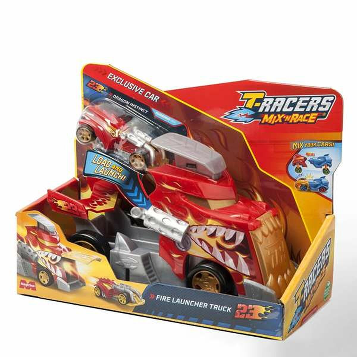 Lançador Magicbox Launcher Truck T-Racers Mix 'N Race 10 x 16,8 x 22,5 cm Carro