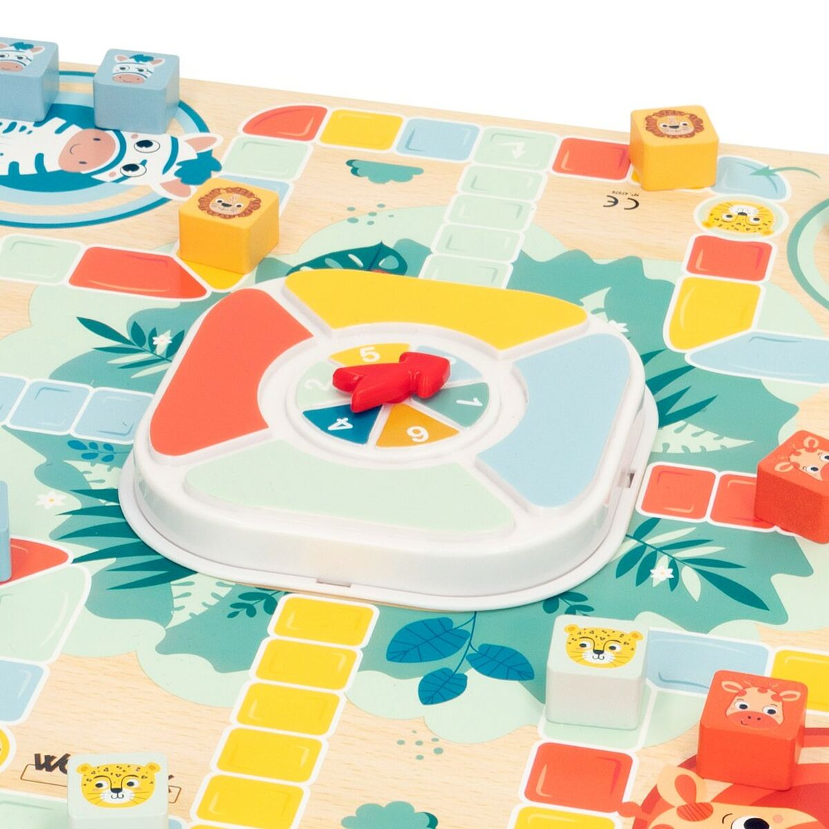 Tabuleiro de Jogo dos Cavalinhos e da Glória Woomax Zookabee 30 x 3 x 30 cm Infantil animais (6 Unidades)
