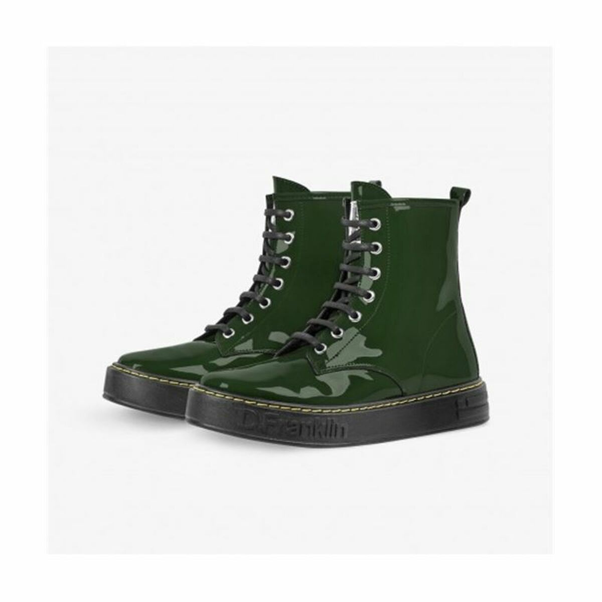 Botas D.Franklin Berlian Patent Verde (37) - EcoNest