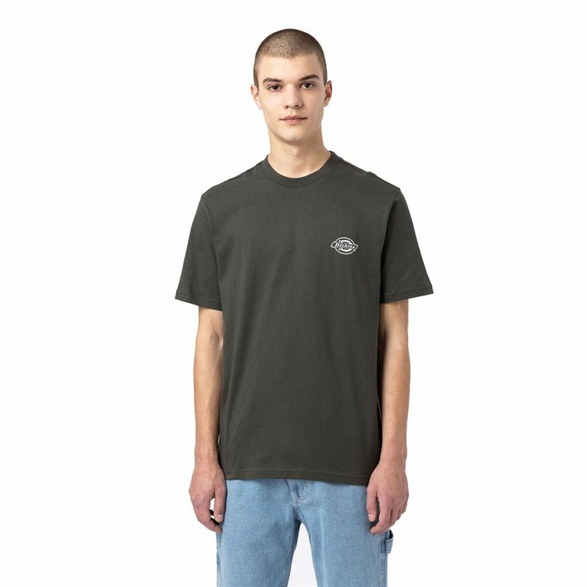 Camisola de Manga Curta Dickies Holtville Verde Homem - EcoNest