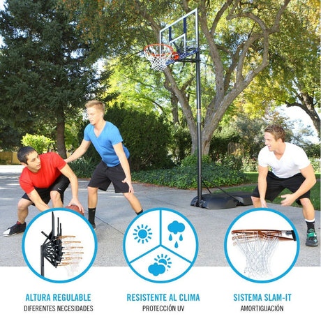 Cesto de Basquetebol Lifetime 122 x 305 x 187 cm - EcoNest