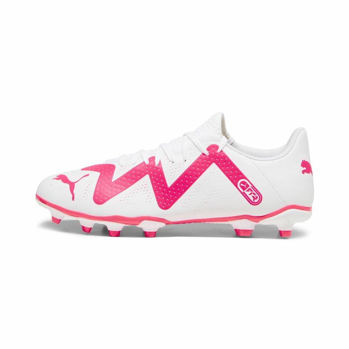 Chuteiras para Adultos Puma Future Play FG/AG Branco Fúcsia - EcoNest