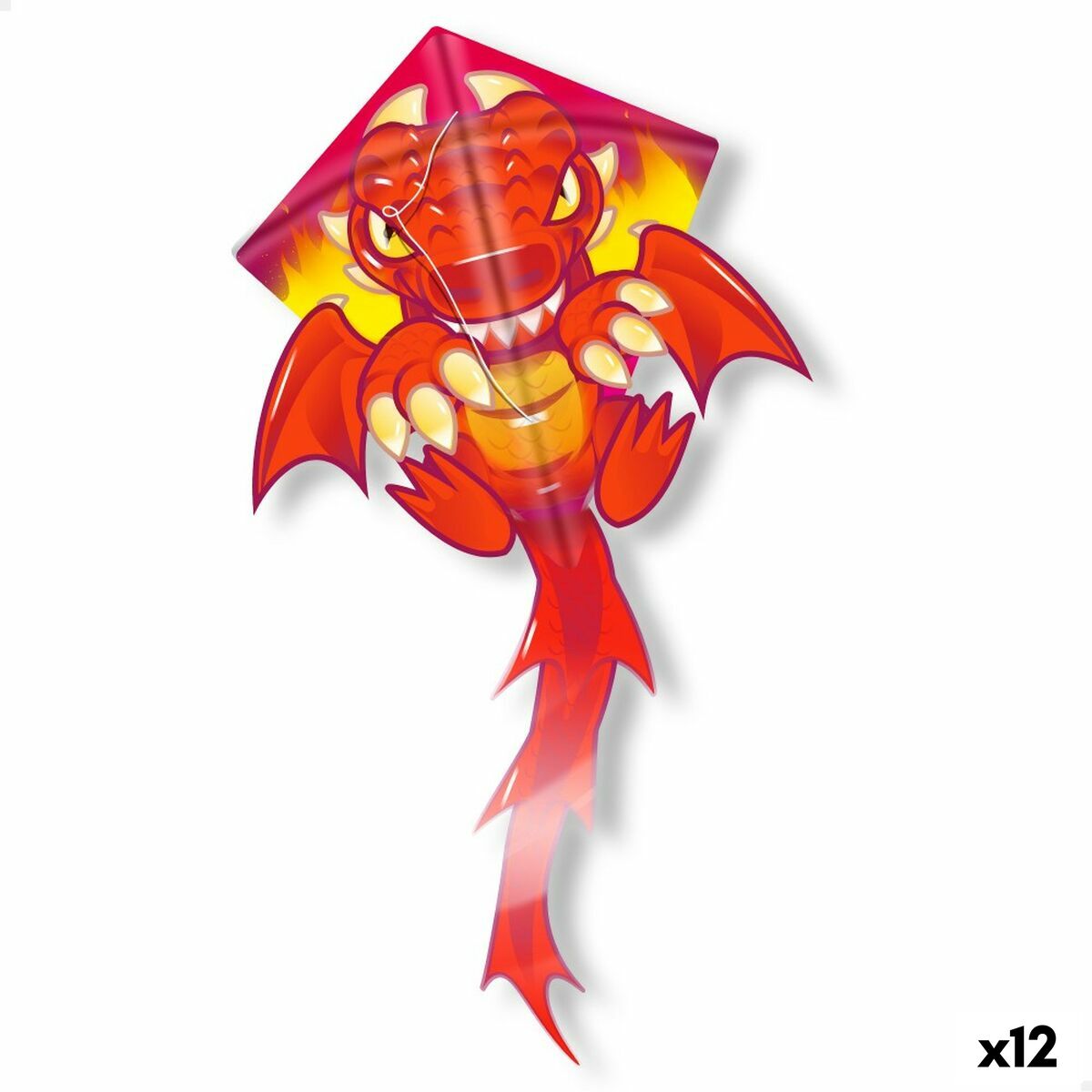 Papagaio Eolo Pop-up Diamante 58 x 69 x 4 cm 12 Unidades - EcoNest