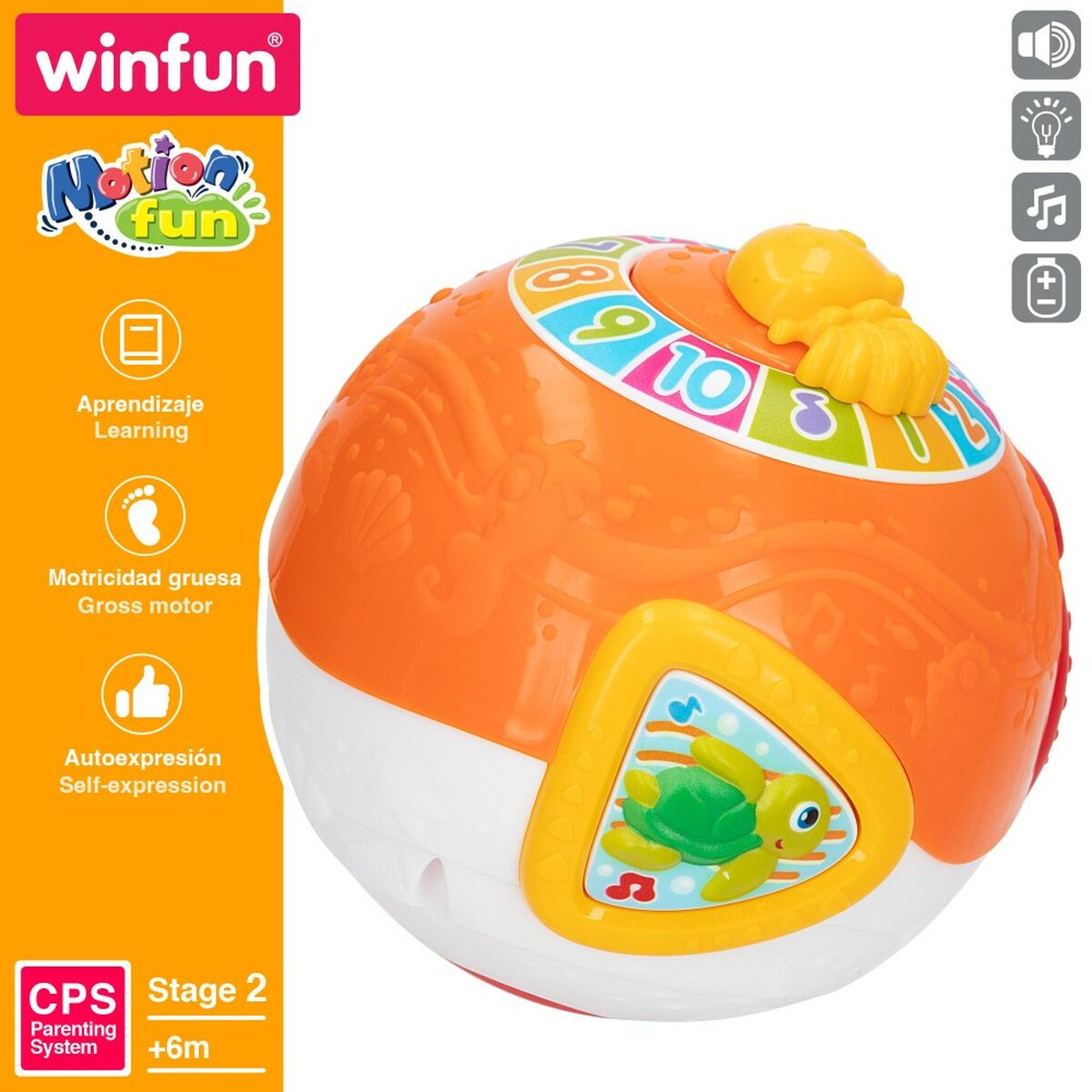 Brinquedo musical Winfun 15 x 15 cm (4 Unidades) Bol