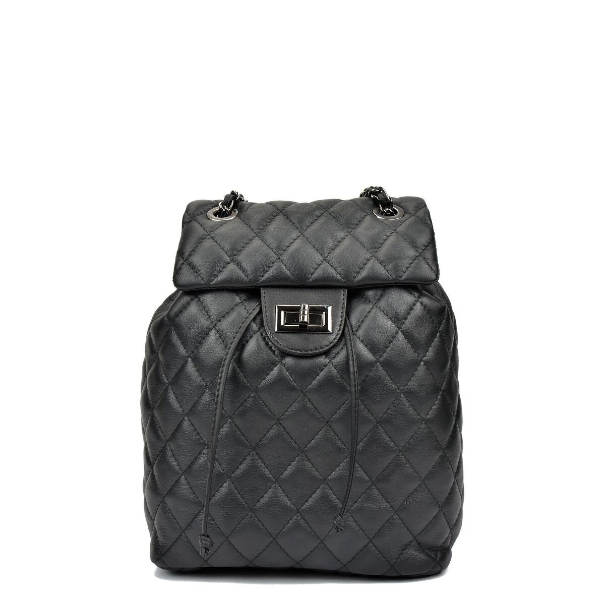 Mochila Casual Anna Luchini SS22-AL-2165-NERO Preto 22 x 32 x 11 cm - EcoNest