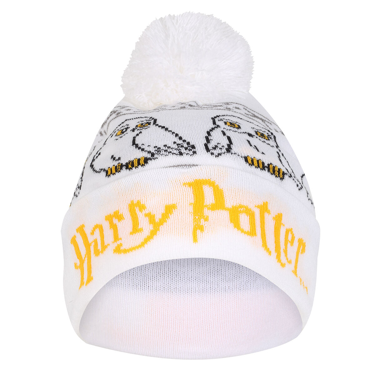 Chapéu Harry Potter Hedwig Snow Beanie Branco