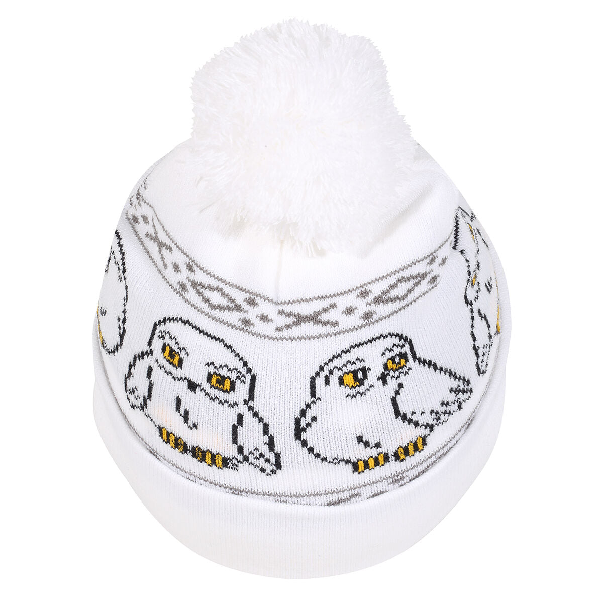 Chapéu Harry Potter Hedwig Snow Beanie Branco