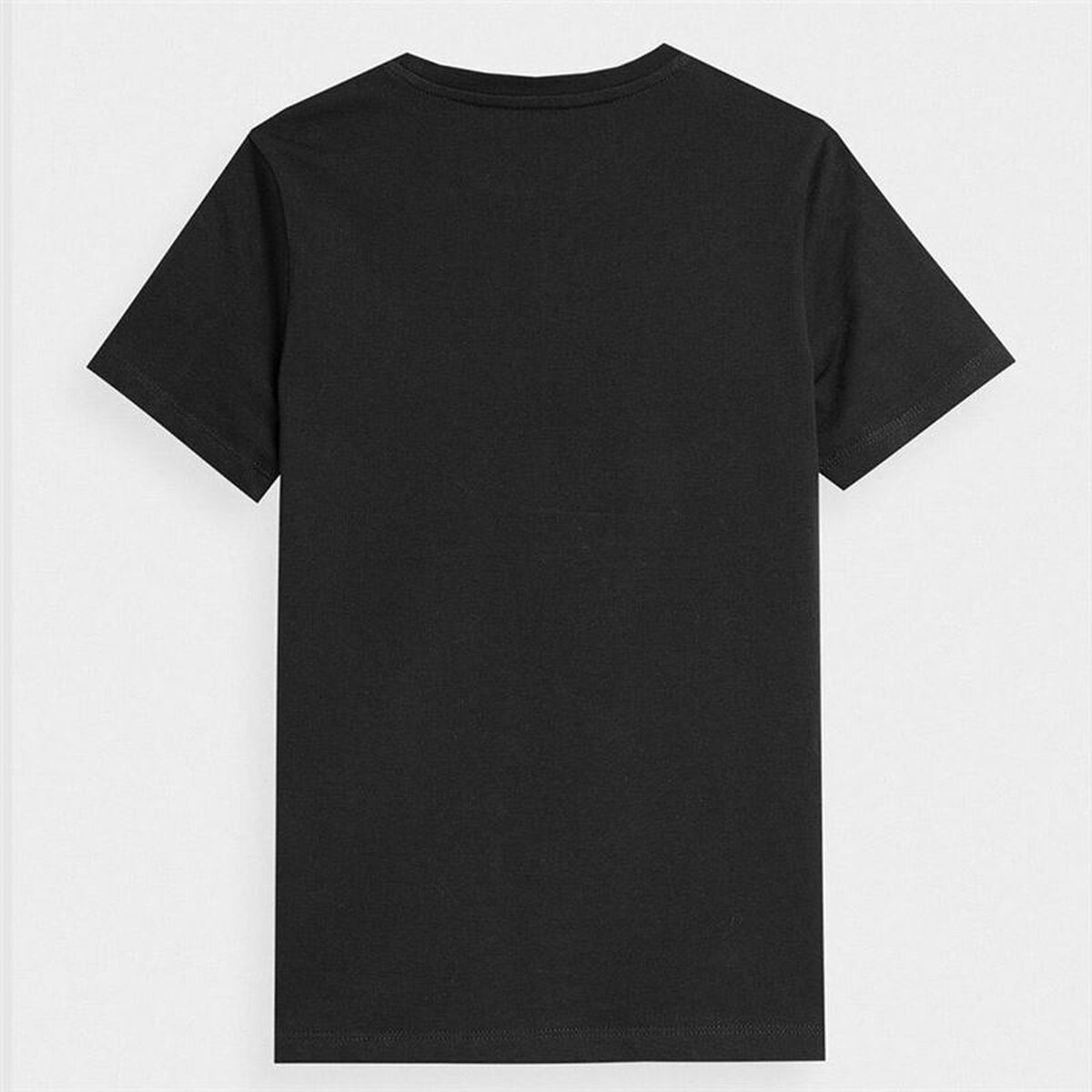 Camisola de Manga Curta Criança 4F M294 Deep Preto - EcoNest