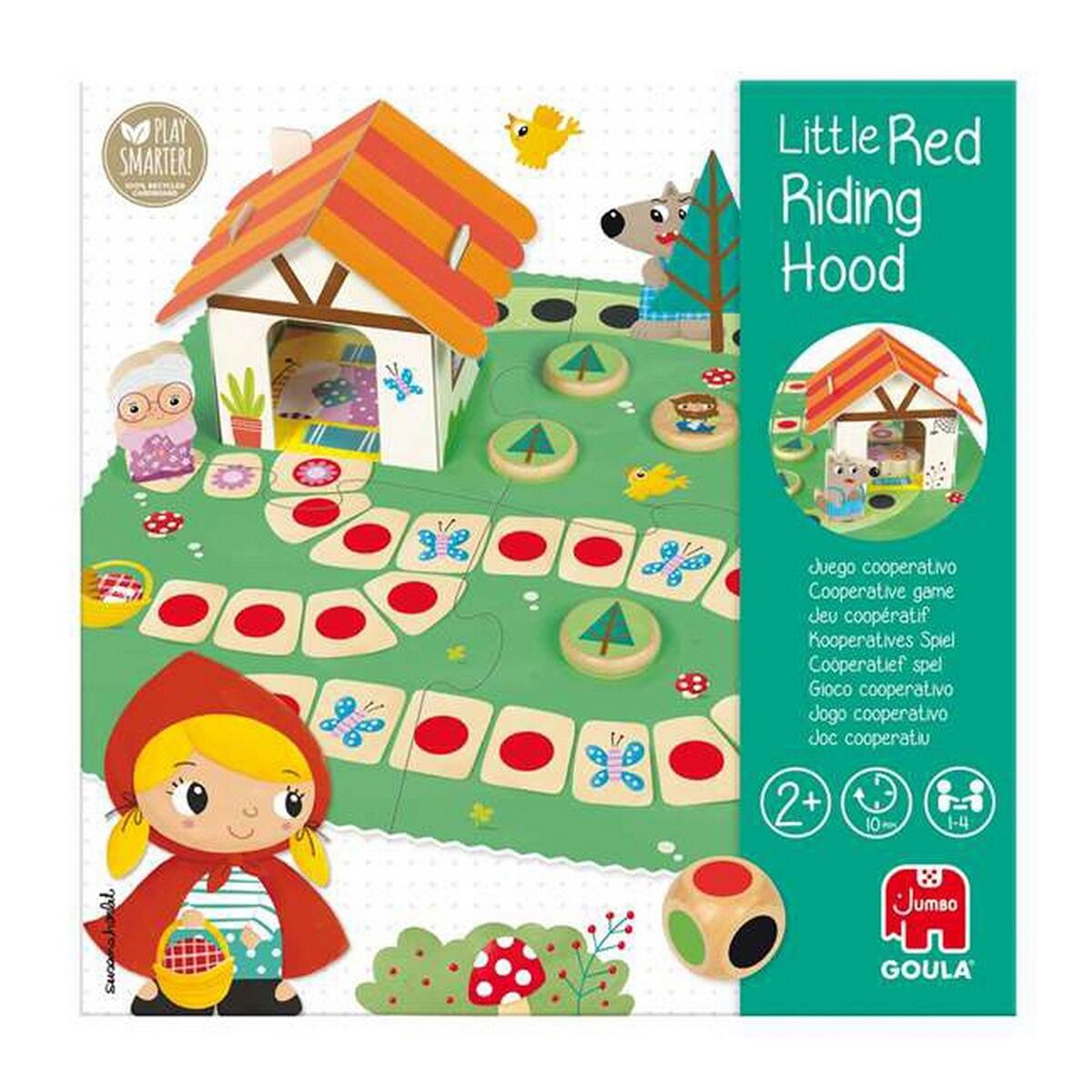Jogo Educativo Goula Little Red Ridding Hood 9 Peças - EcoNest