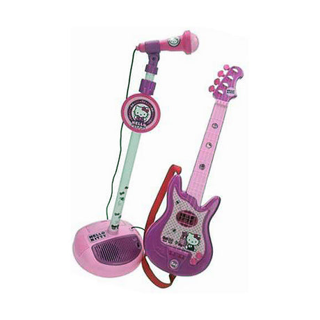 Guitarra Infantil Hello Kitty Microfone - EcoNest