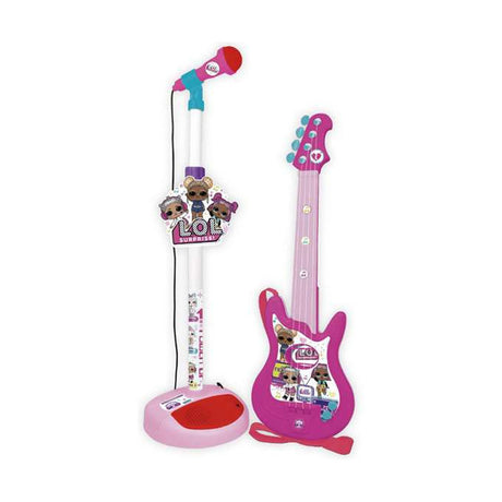Guitarra Infantil LOL Surprise! Microfone Cor de Rosa - EcoNest