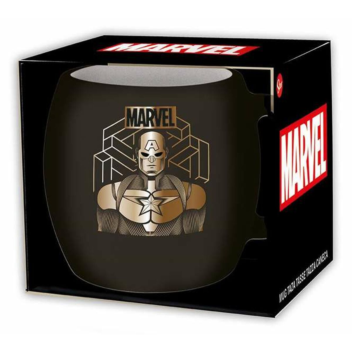 Chávena com Caixa Marvel Cerâmica 360 ml - EcoNest