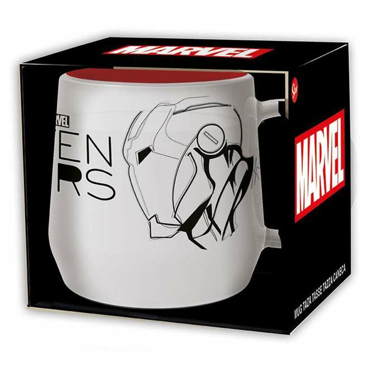 Chávena com Caixa Marvel Cerâmica 360 ml - EcoNest