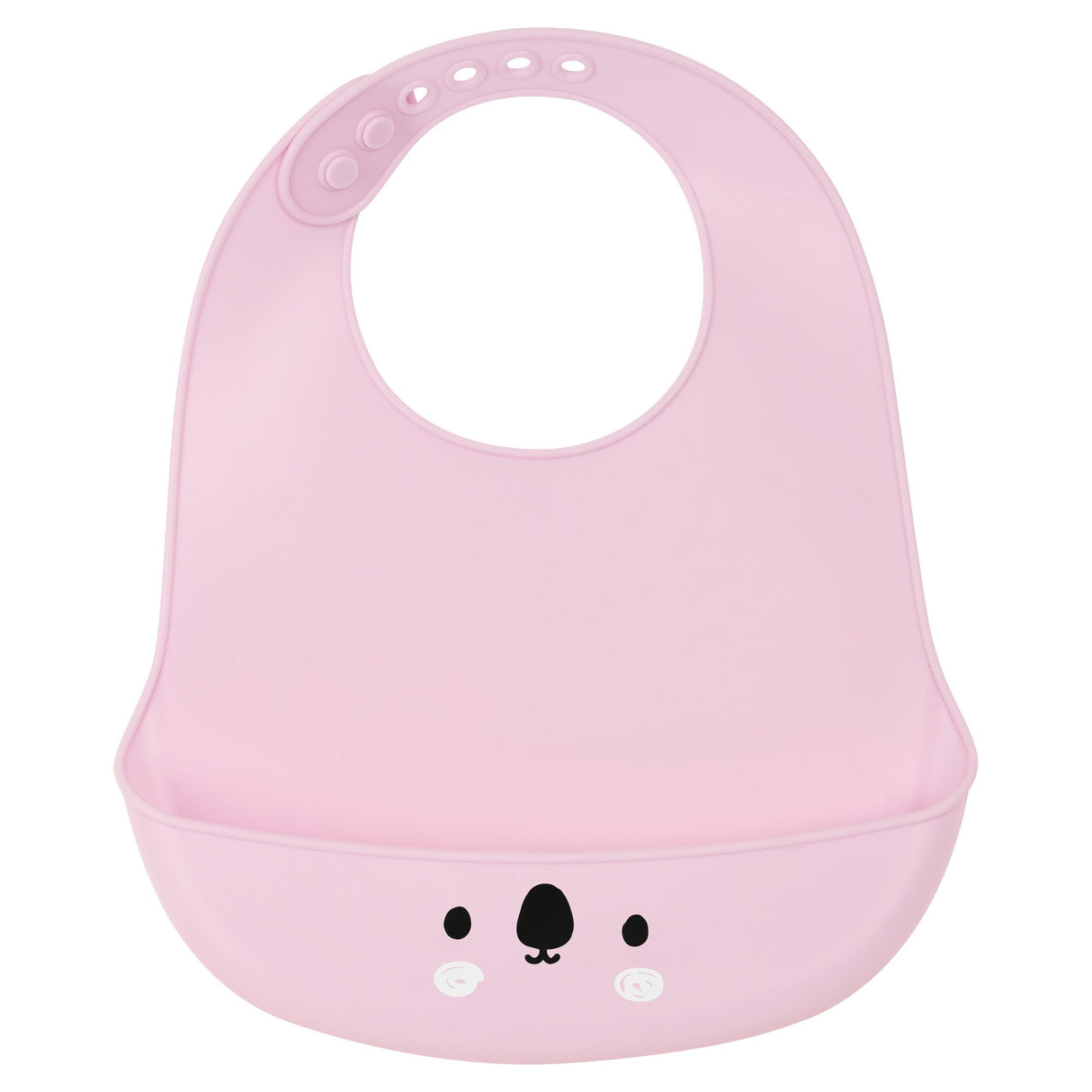 Babete Safta Koala Silicone Cor de Rosa (21 x 2 x 26 cm) - EcoNest