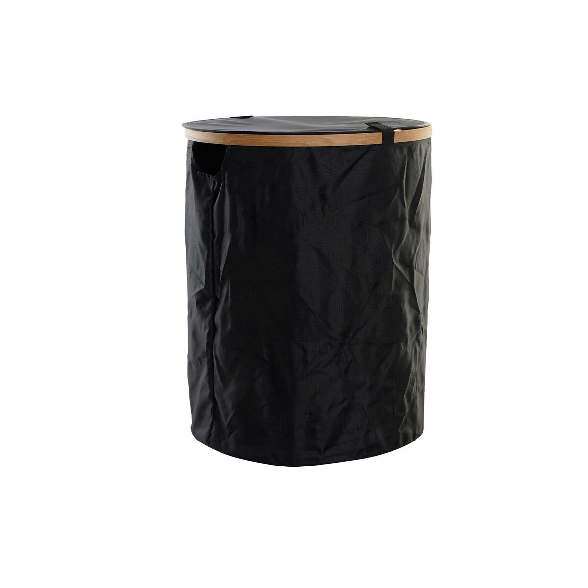Cesto de Roupa Suja DKD Home Decor Preto Eik Feltro (44 x 44 x 57 cm) - EcoNest