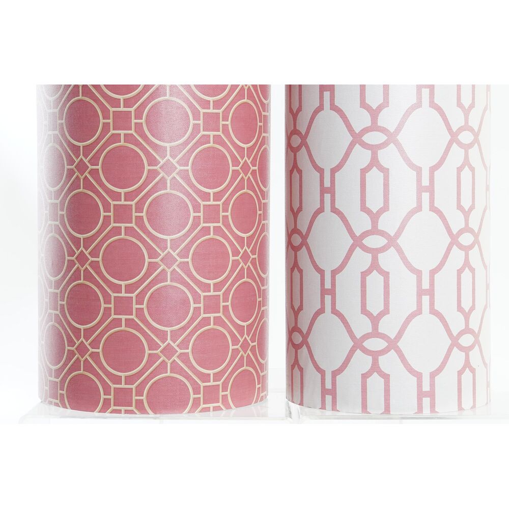 Suporte de guarda-chuva DKD Home Decor Tela Madeira Laranja Branco (23 x 23 x 54,5 cm) - EcoNest