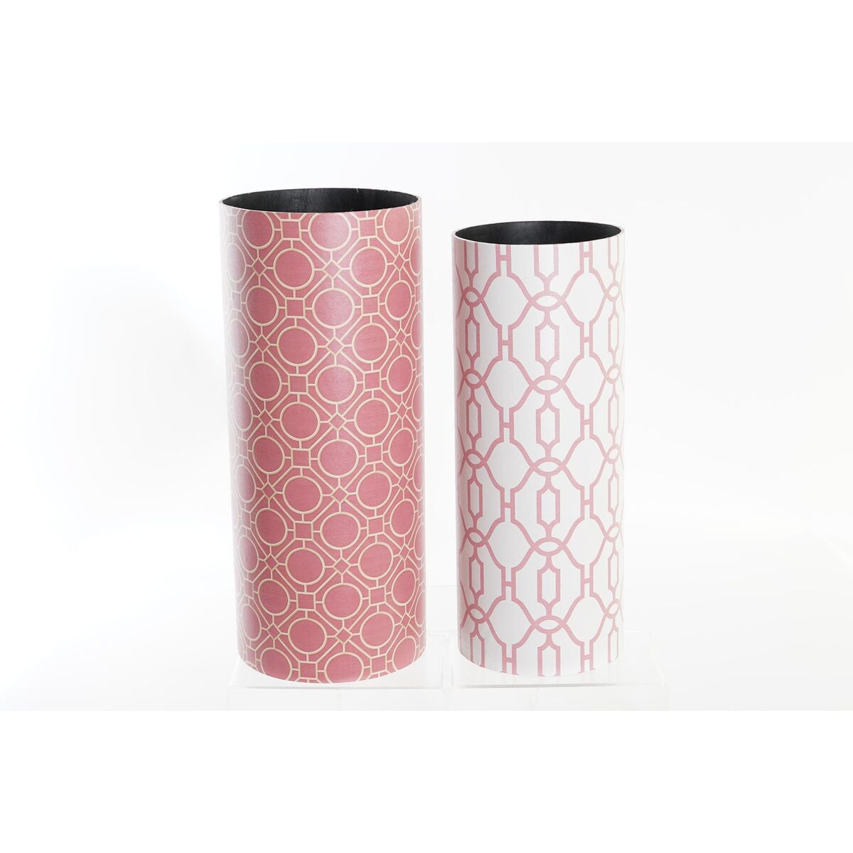 Suporte de guarda-chuva DKD Home Decor Tela Madeira Laranja Branco (23 x 23 x 54,5 cm) - EcoNest