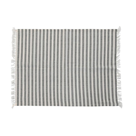 Avental com Bolso DKD Home Decor 70 x 1 x 85 cm Cinzento Algodão Branco Verde - EcoNest
