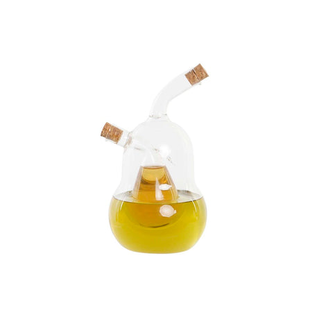 Galheteiro DKD Home Decor 12 x 10 x 18,6 cm Transparente Cortiça 540 ml Vidro de Borosilicato - EcoNest