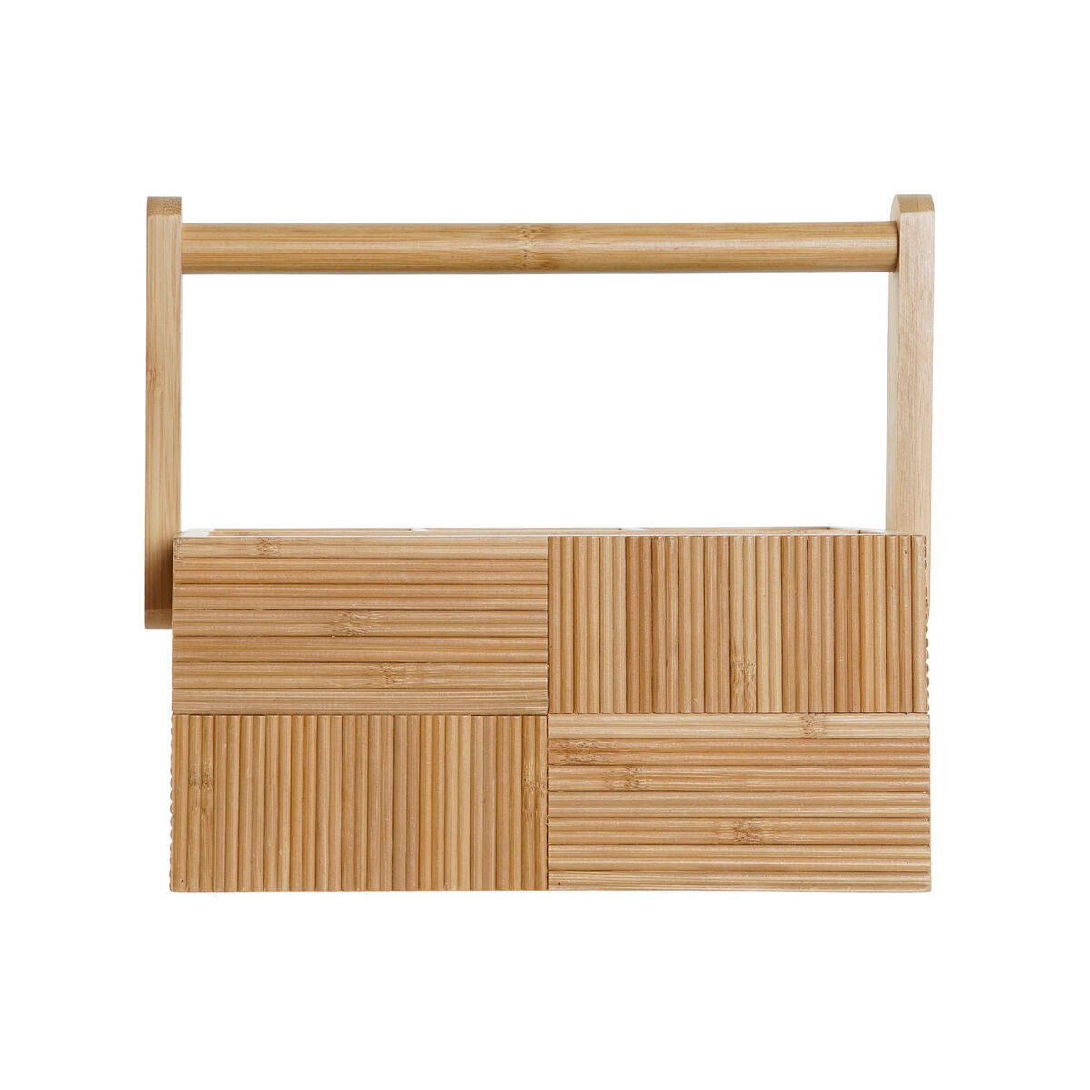 Organizador de Talheres DKD Home Decor Natural Bambu 27 x 16,5 x 11,5 cm - EcoNest