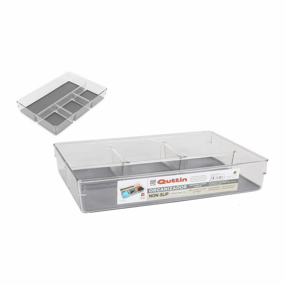 Organizador Quttin Non-Slip 33 x 22,5 x 6 cm (33 x 22,5 x 6 cm) - EcoNest