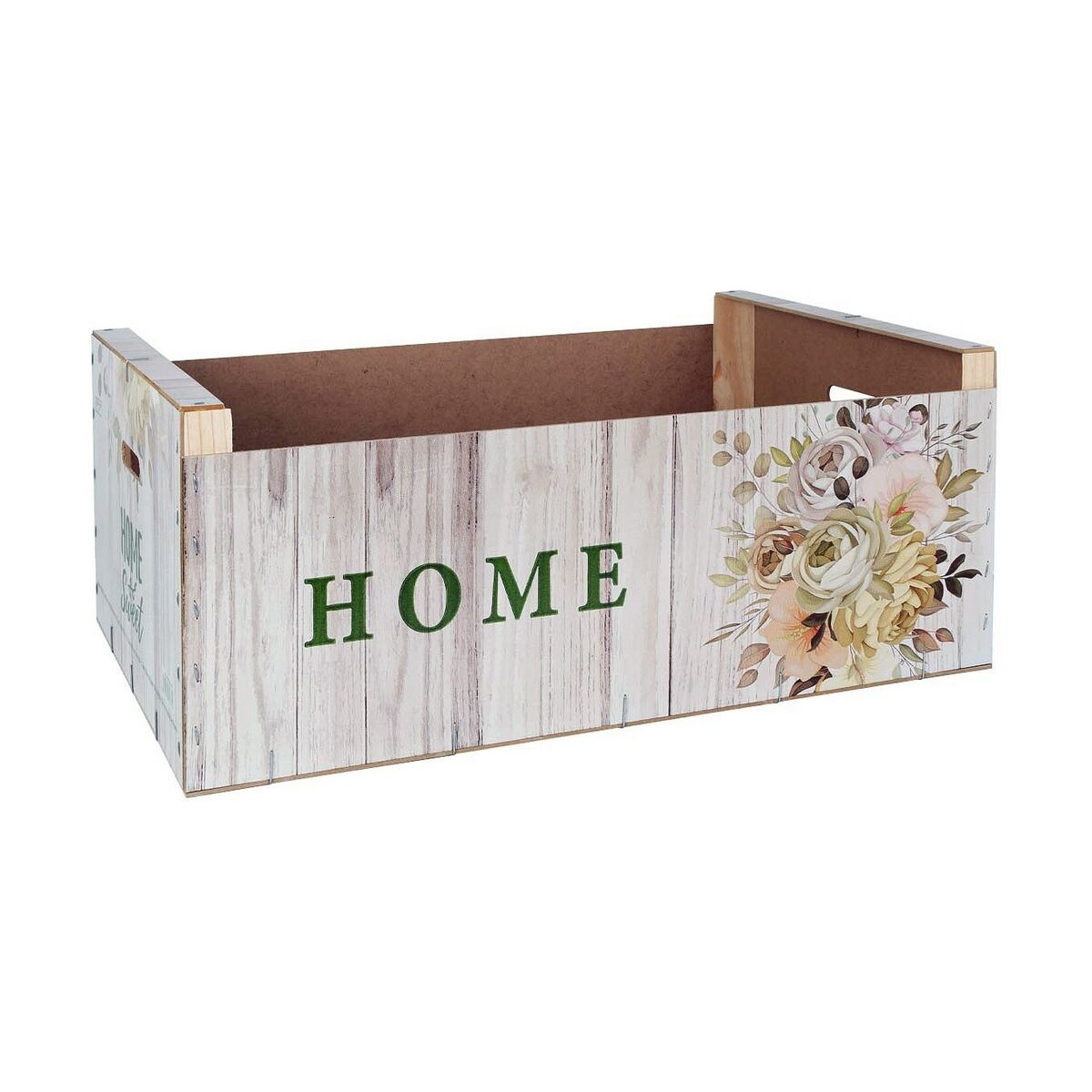Caixa de Armazenagem Confortime Sweet Home Multicolor Madeira Bloemen 58 x 39 x 21 cm (3 Unidades) - EcoNest