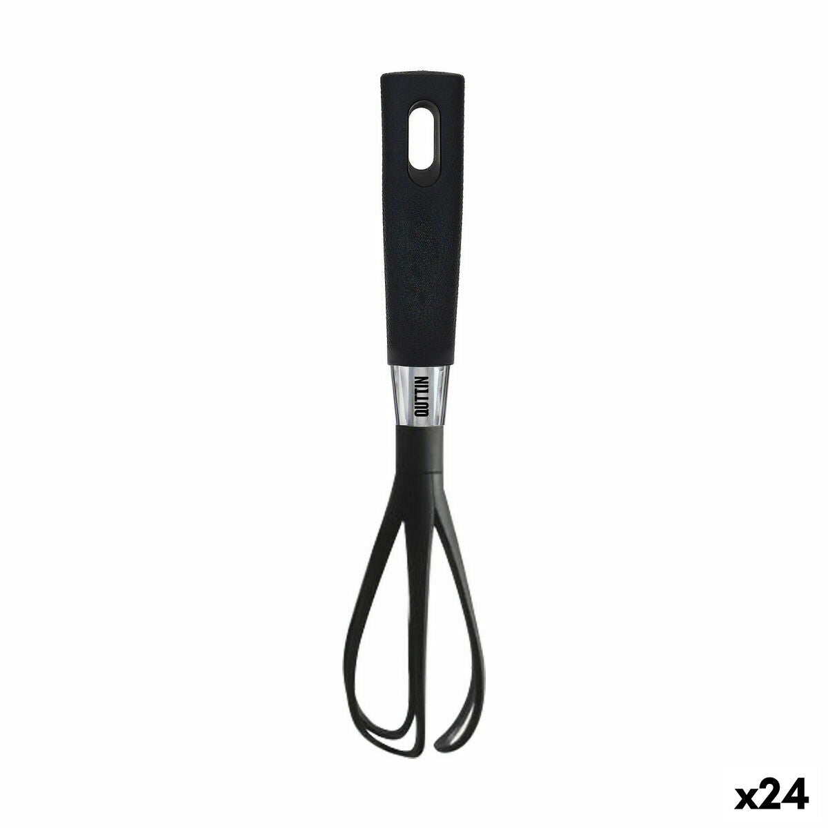 Batedor de Varas Manual Quttin Foodie Preto Nylon (24 Unidades) - EcoNest