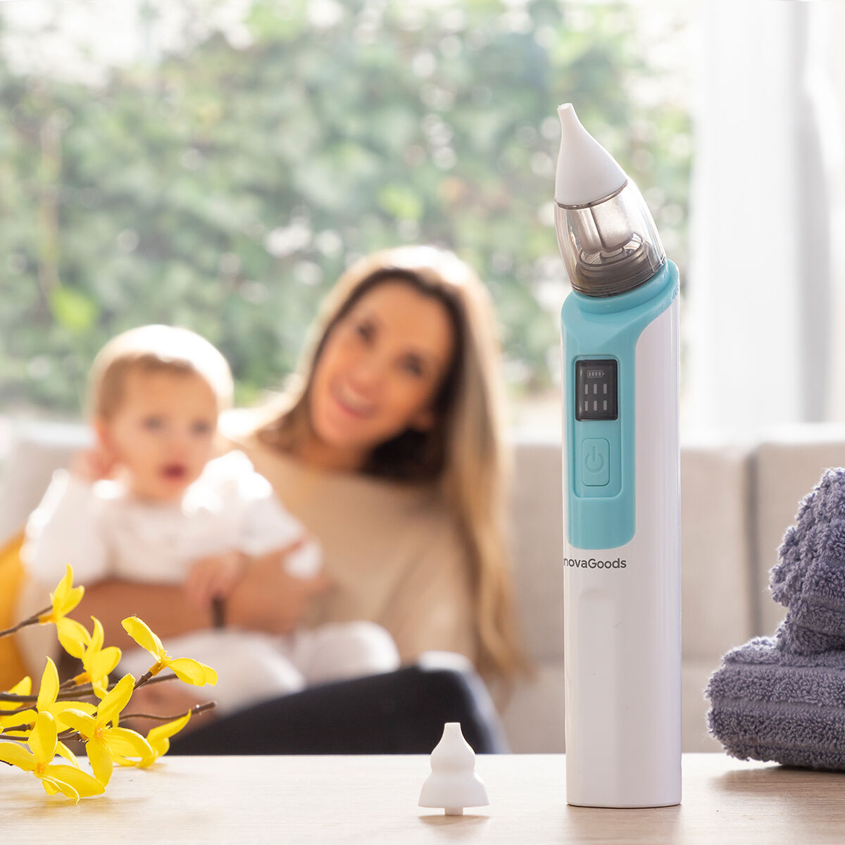 Aspirador Nasal Recarregável para Bebés Nizi InnovaGoods - EcoNest