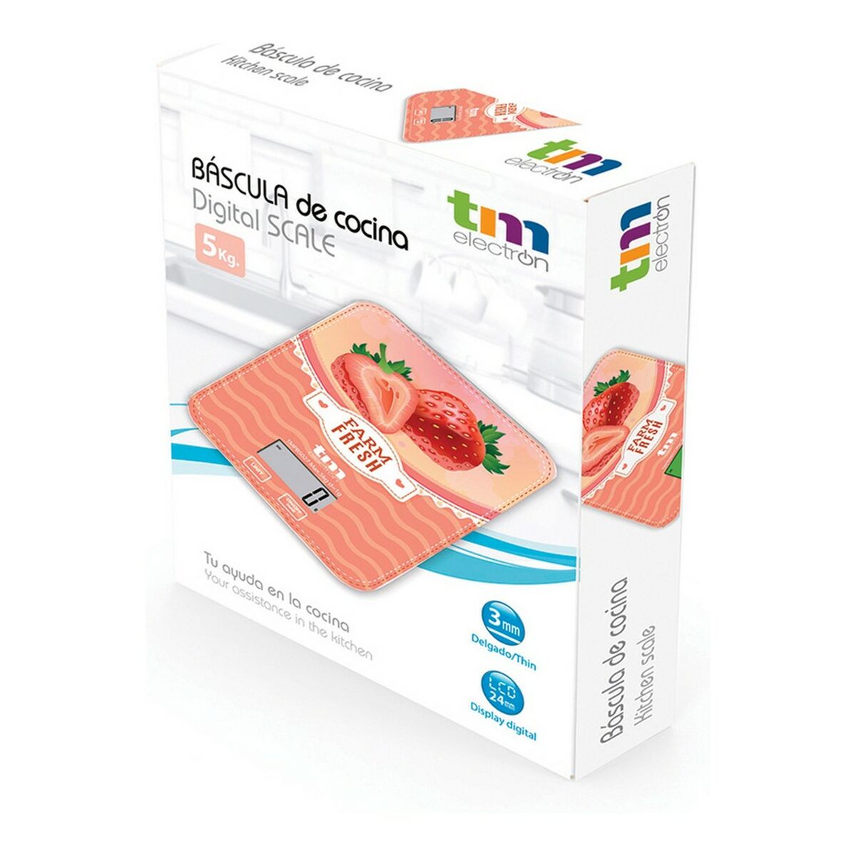 balança de cozinha TM Electron Farm Fresh 5 kg - EcoNest