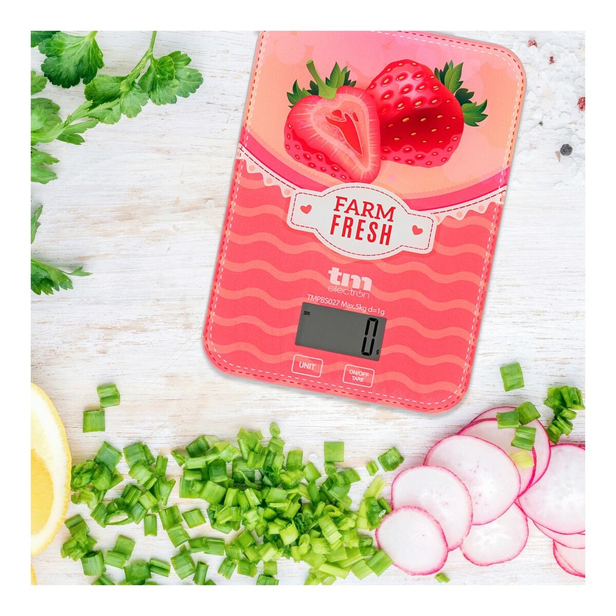 balança de cozinha TM Electron Farm Fresh 5 kg - EcoNest