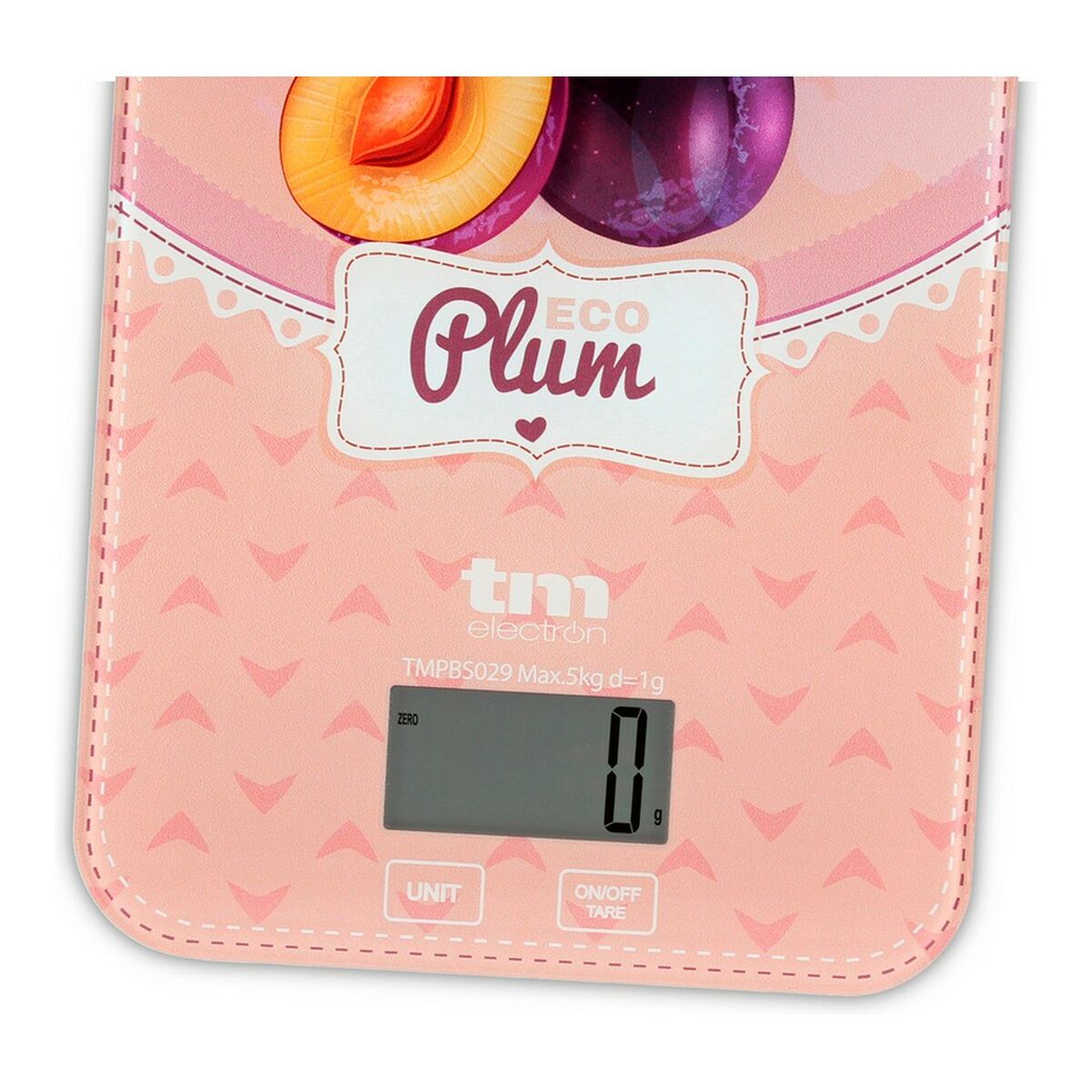 balança de cozinha TM Electron Eco Plum 5 kg - EcoNest