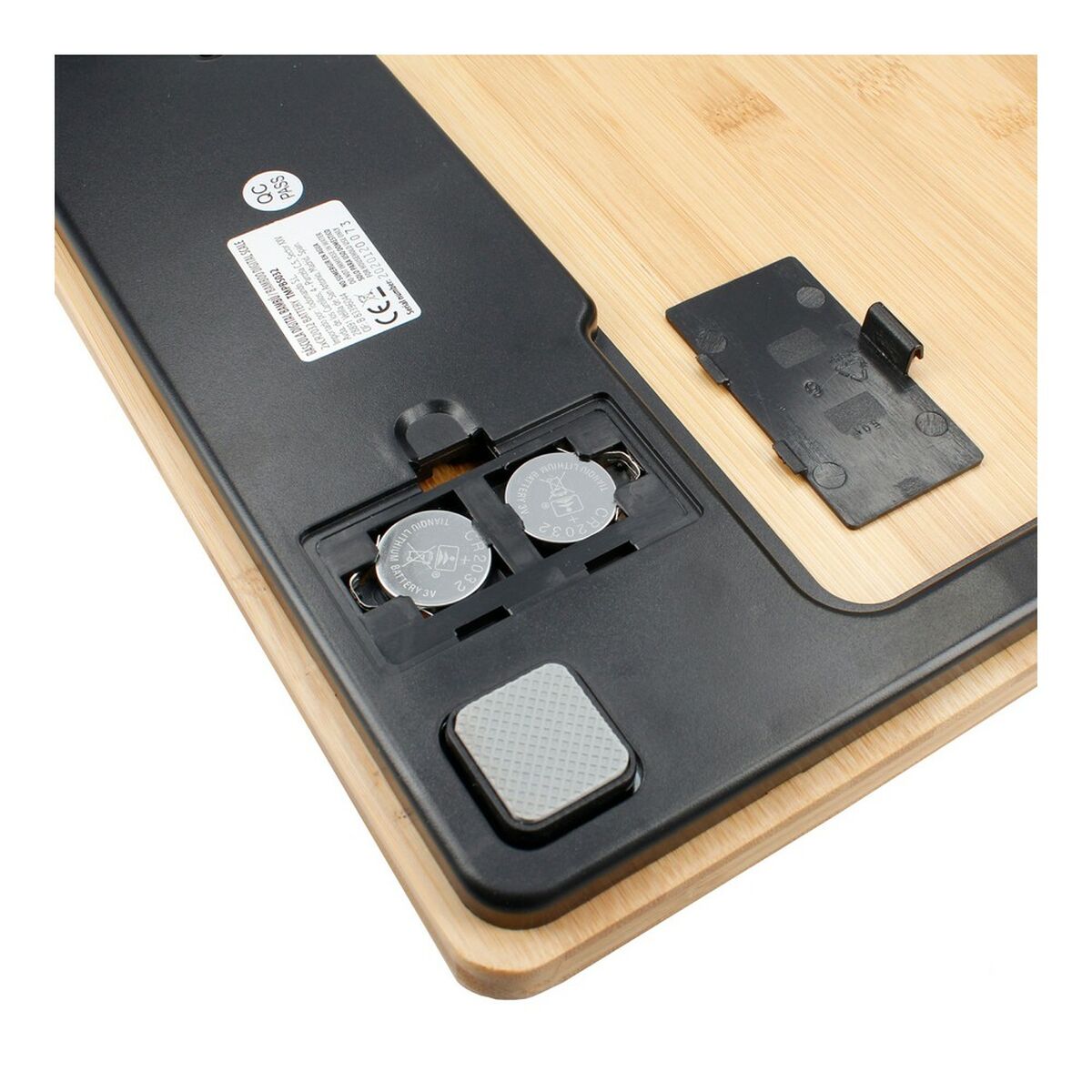 Balança digital para casa de banho TM Electron Castanho Bambu - EcoNest