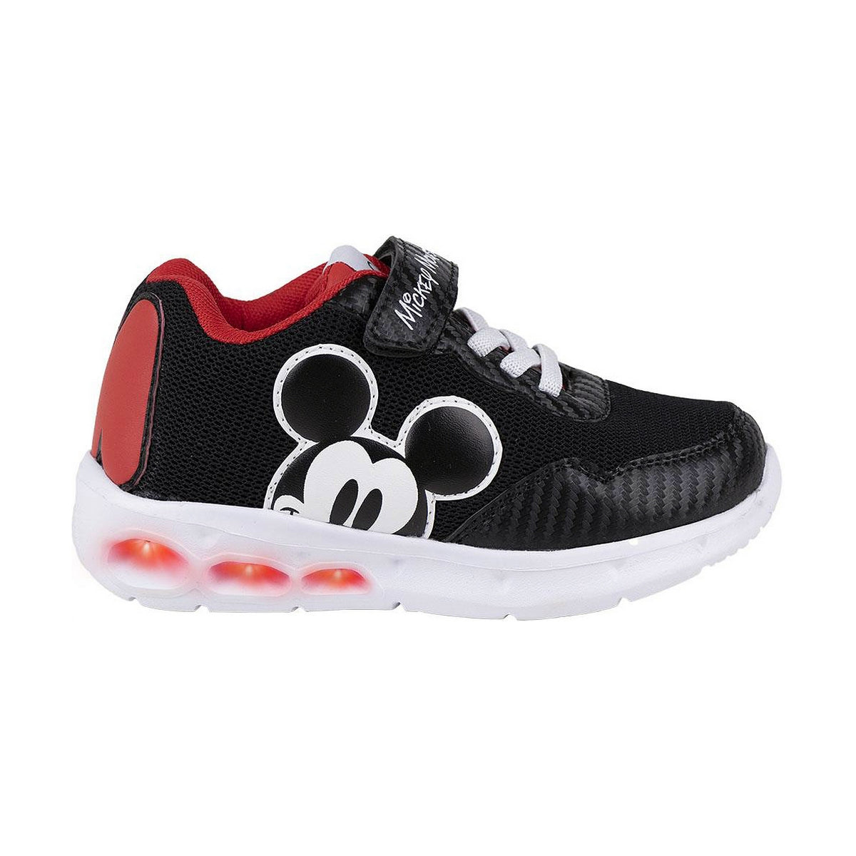 Sapatilhas Desportivas com LED Mickey Mouse Preto - EcoNest