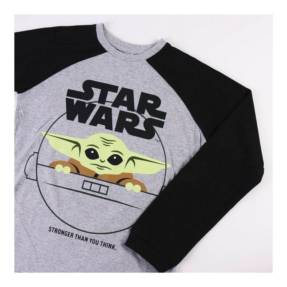 Pijama Infantil The Mandalorian Cinzento - EcoNest