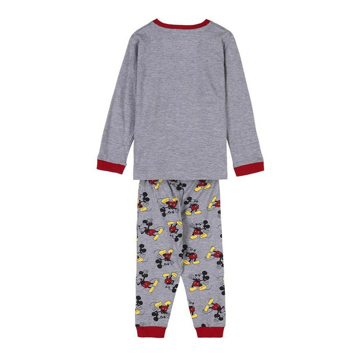 Pijama Infantil Mickey Mouse Cinzento - EcoNest