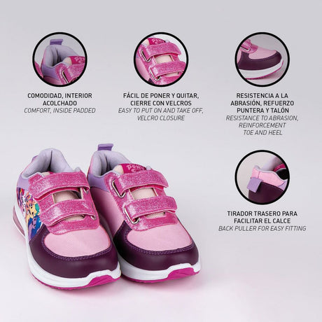 Sapatilhas Desportivas com LED My Little Pony Velcro Cor de Rosa - EcoNest