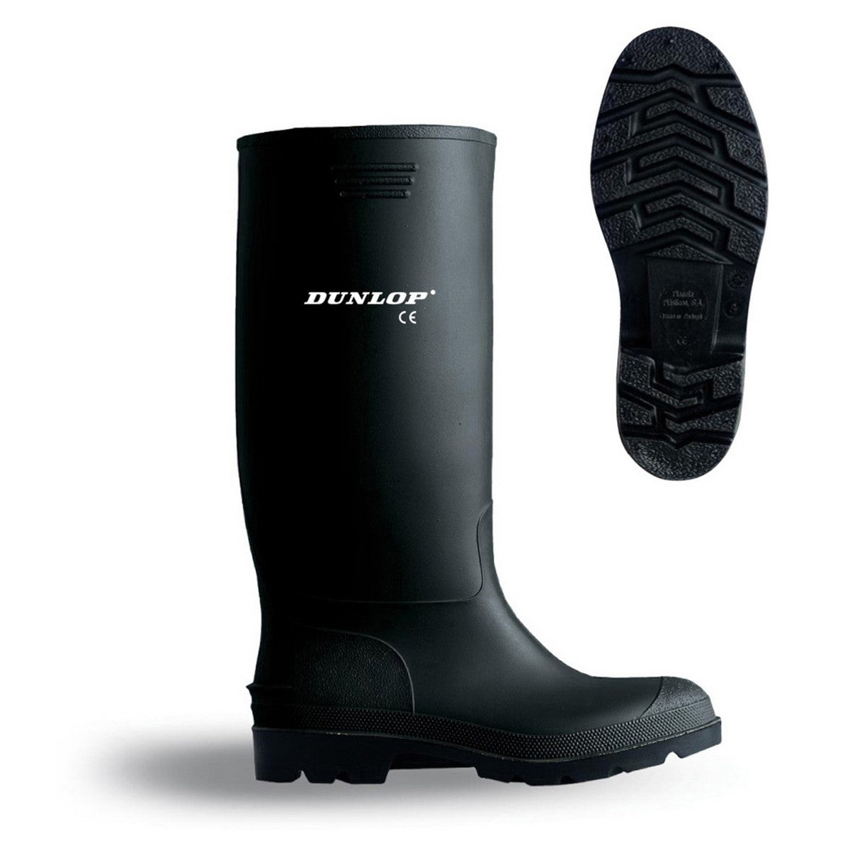Botas de água Dunlop Preto Poliéster PVC - EcoNest
