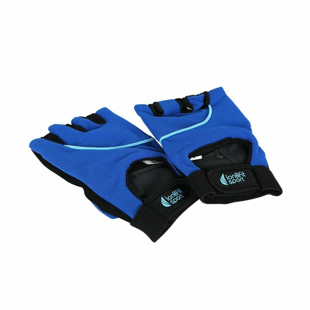 Luvas de Treino LongFit Sport Longfit sport Azul/Preto - EcoNest