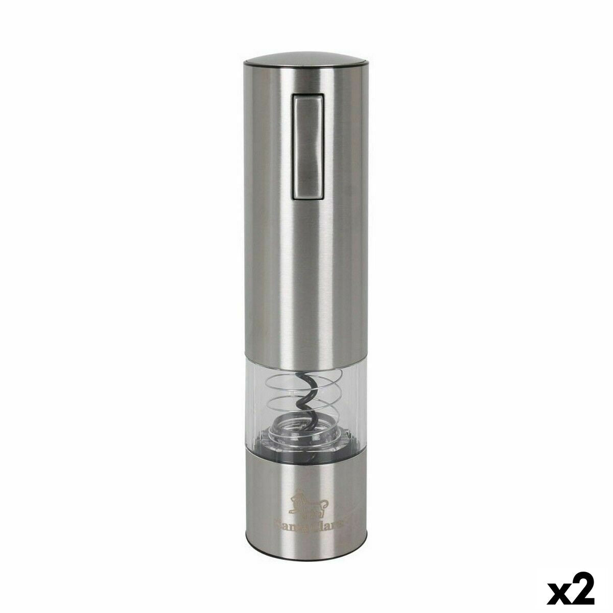 Saca-rolhas Elétrico para Garrafas de Vinho Santa Clara Aço (2 Unidades) - EcoNest