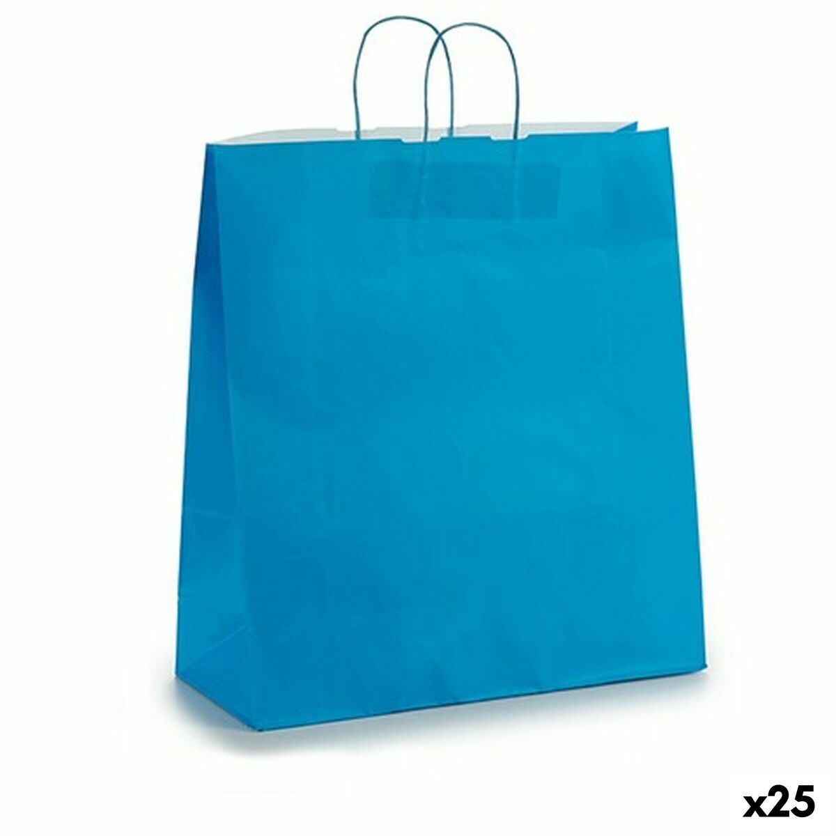 Mala de Papel Azul 16 x 57,5 x 46 cm (25 Unidades) - EcoNest