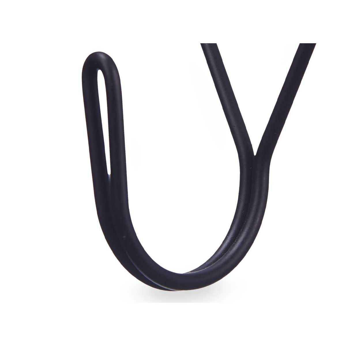 Cabides Preto Metal Triangular Conjunto 3 Peças (6 Unidades) - EcoNest