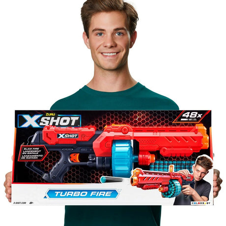 Pistola de Dardos Zuru TURBO FIRE 57 x 19,5 x 12,5 cm (4 Unidades) - EcoNest