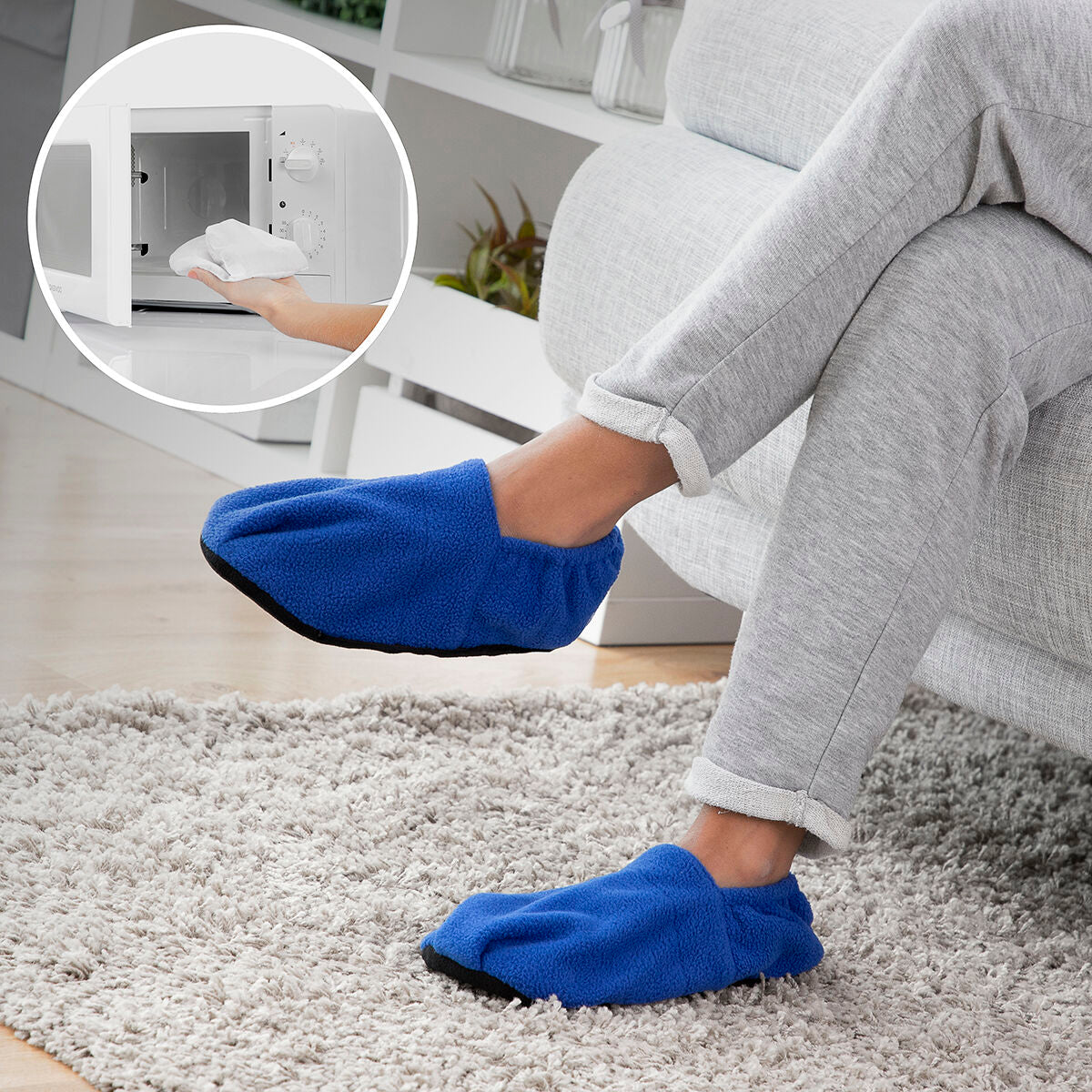 Chinelos Aquecíveis no Micro-Ondas InnovaGoods - EcoNest
