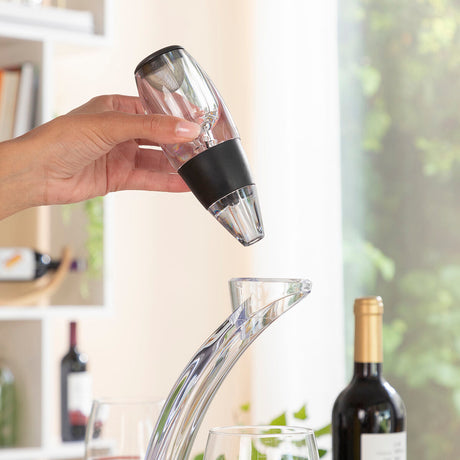 Arejador de Vinho Profissional com Suporte Torre e Base Antigota Winair InnovaGoods - EcoNest