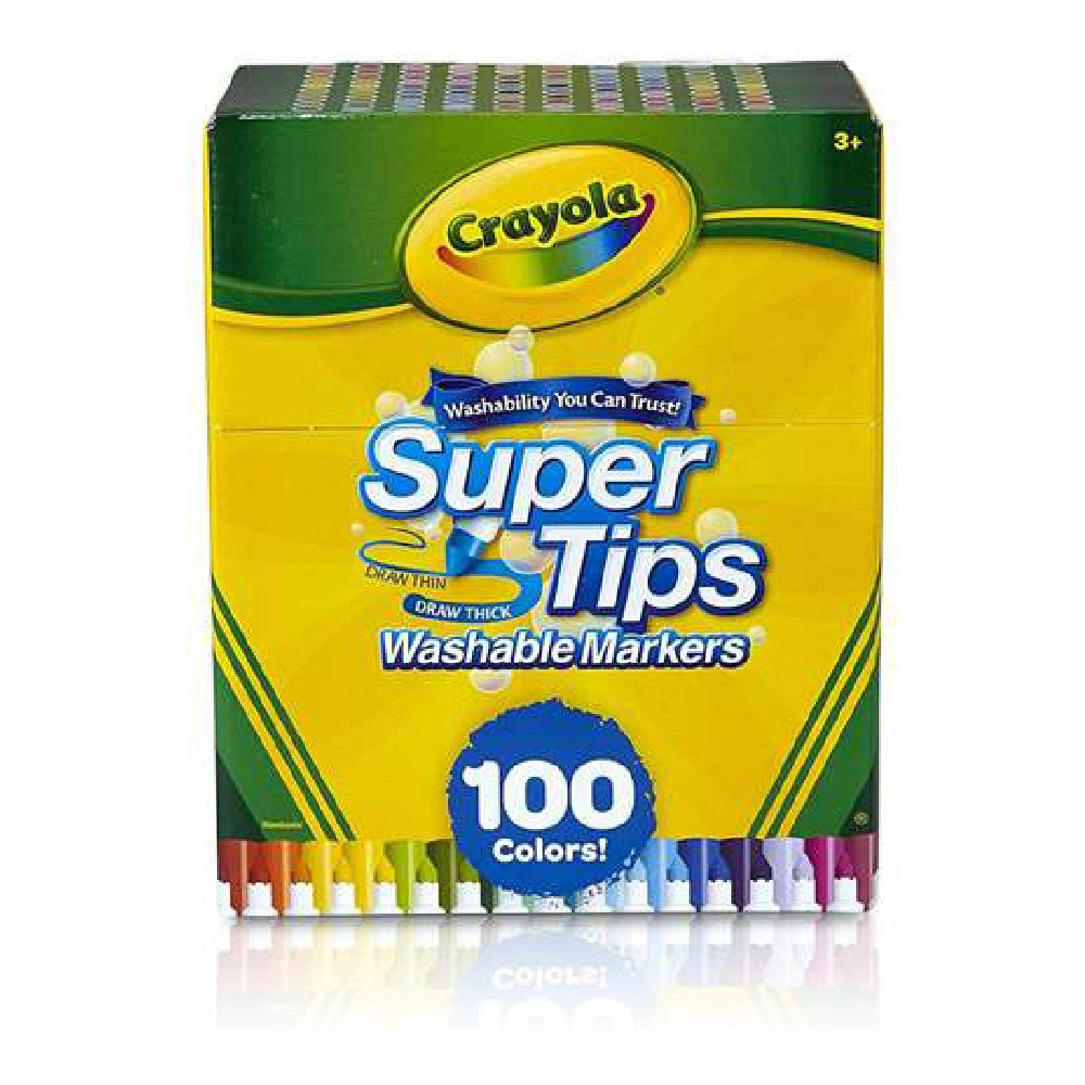 Set of Felt Tip Pens Super Tips Crayola 58-5100 (100 uds)