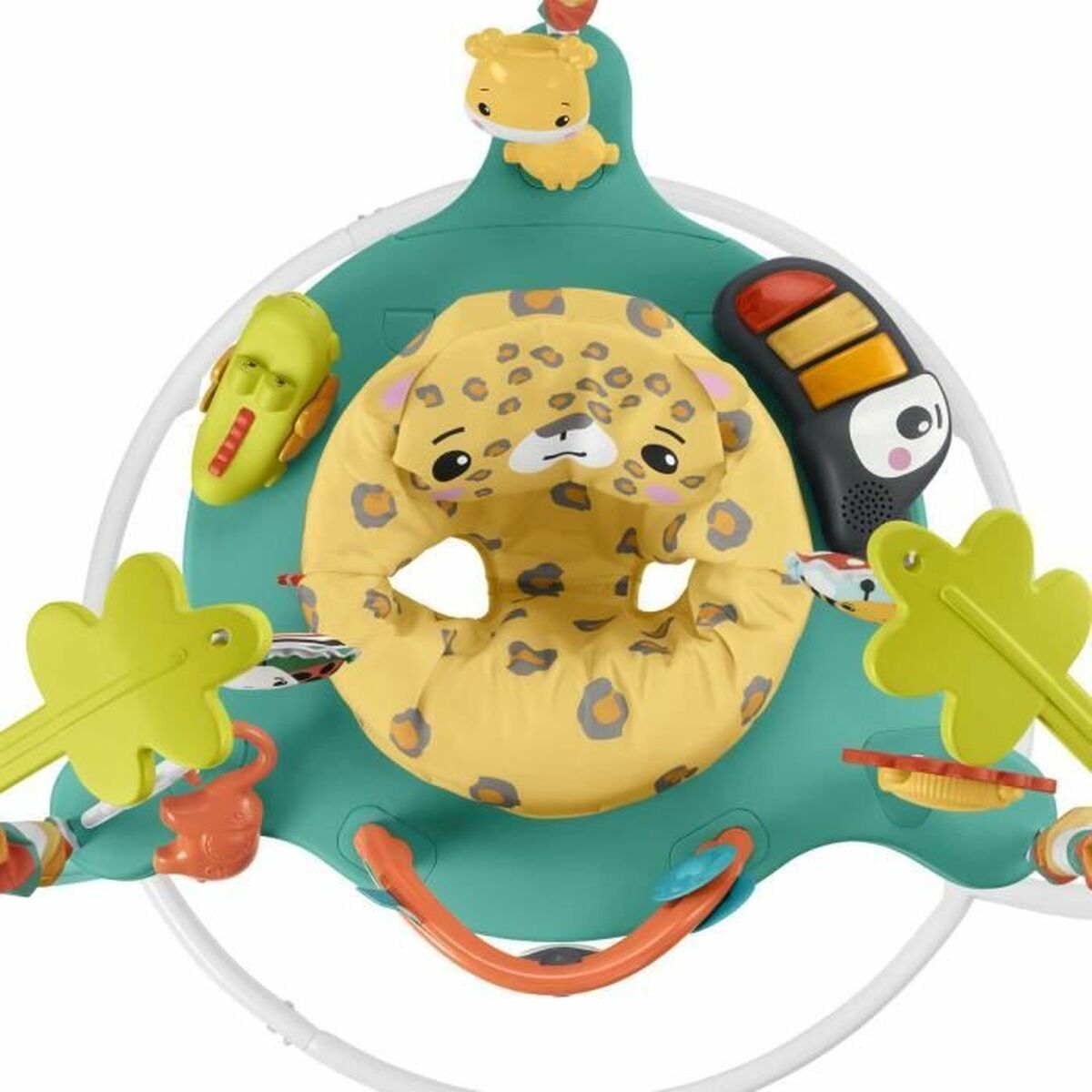 Centro de actividades Fisher Price Jumperoo Leopard